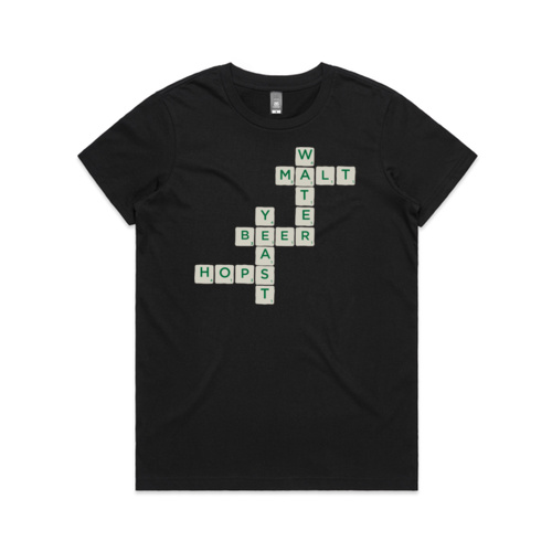 BEER INGREDIENTS LADIES - BLACK Thumbnail